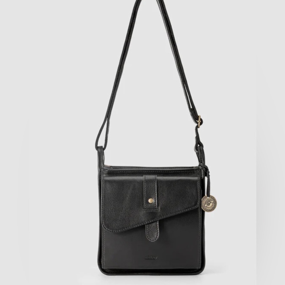 NWT, Minooy - Athena Unique Design Mini Crossbody Bag, Black, A20 - Picture 3 of 4